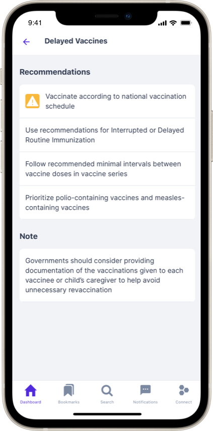 Algorithmic decision making - example mobile screen 3